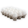 Indian White Eggs Medium 15 pcs | Buy Fresh Eggs Online UAE